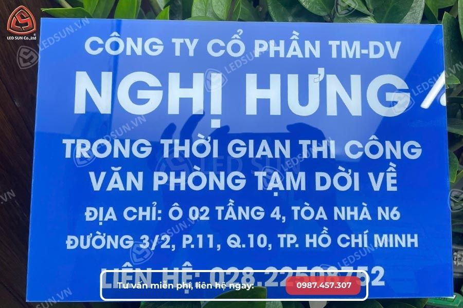 làm bảng tên công ty tphcm