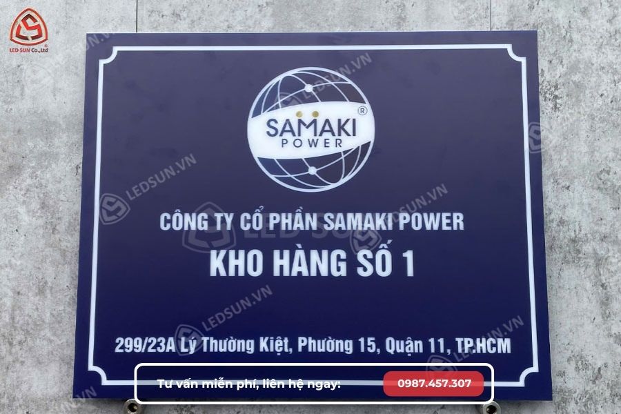 bảng số nhà mica in UV