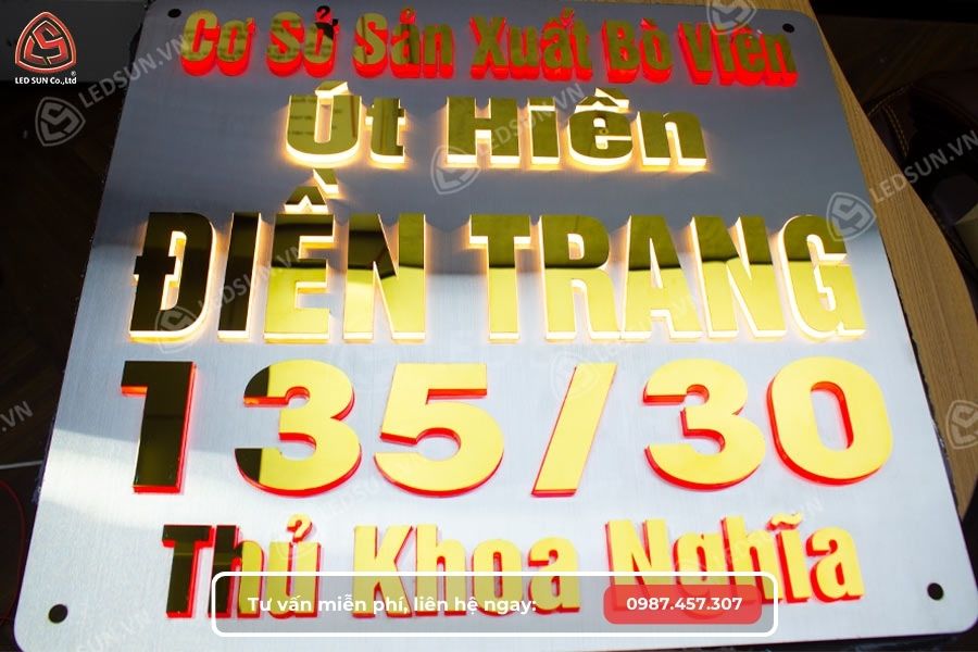 Các vật liệu thường được dùng để làm biển số nhà tại Phú Nhuận  