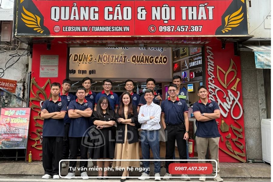 Làm biển hiệu công ty quận 7