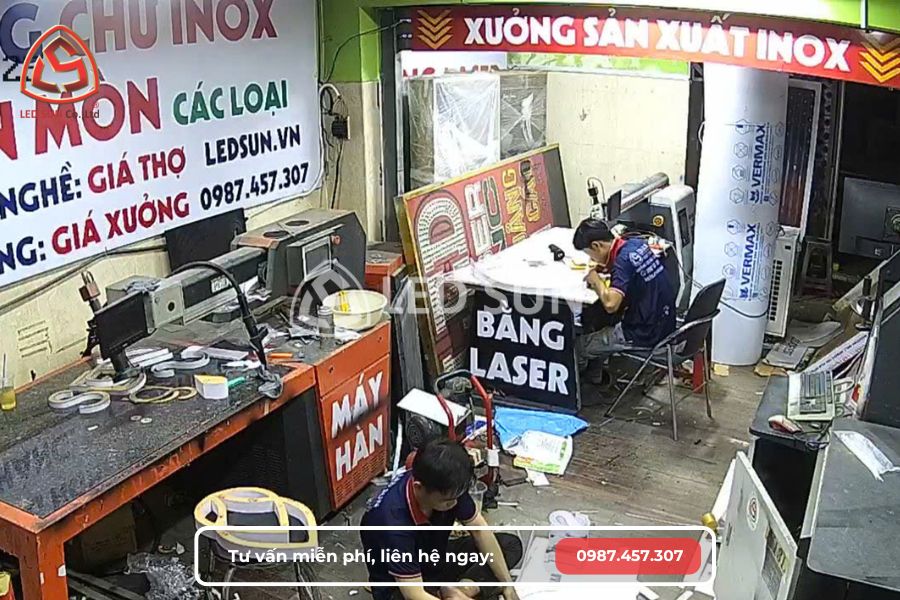 Quy trình kiểm định và sản xuất tại xưởng Led Sun