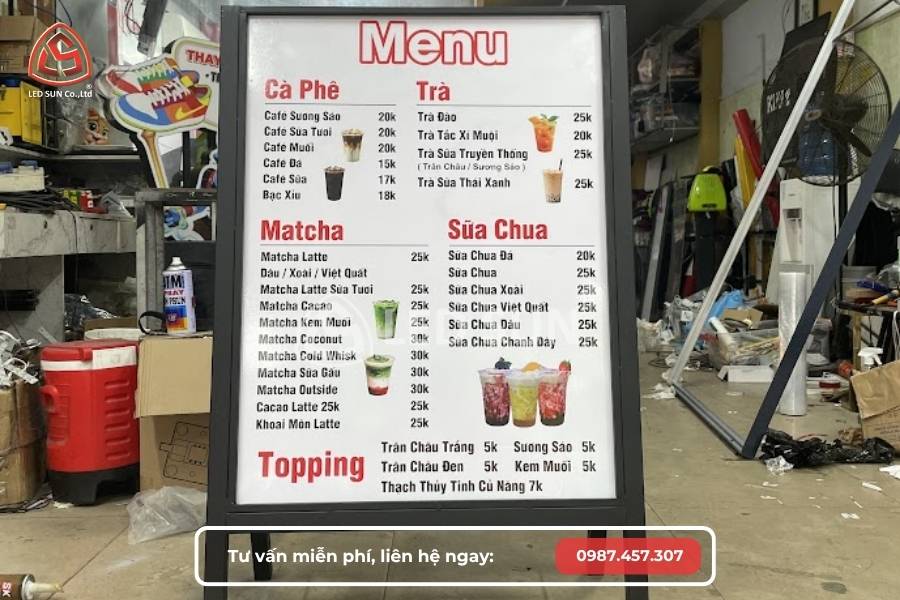 bảng quảng cáo đứng