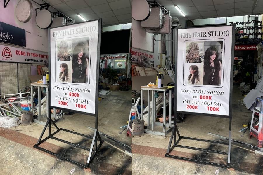 Mẫu bảng hiệu đứng đẹp