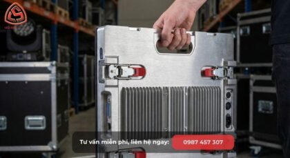 Cabinet nhôm đúc nguyên khối có khóa nhanh Fast-Lock của màn hình LED cố định và di động