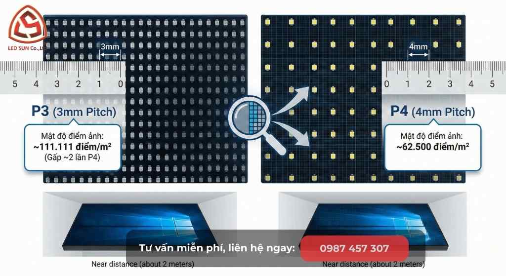 So sánh P3 và P4 bản chất khác nhau nằm ở đâu